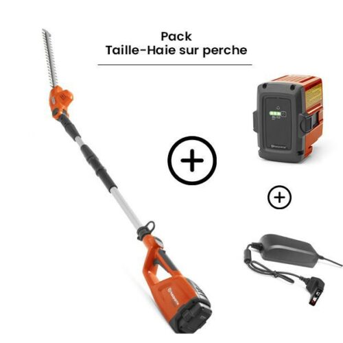 Pack taille-haie sur perche à batterie HUSQVARNA 120iTK4-H