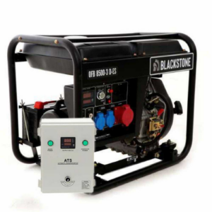 Blackstone-Groupe électrogène Triphasé Diesel Blackstone OFB 8500-3 D-ES – Puissance Nominale 6,0 kW-Neuf