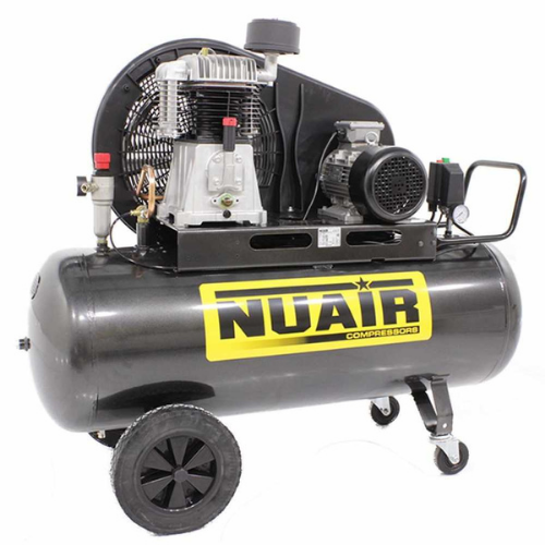 Nuair-Compresseur électrique triphasé à courroie Nuair NB/5,5 T/200 moteur 5.5 HP – 200 L-Neuf